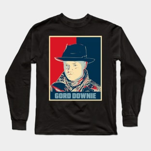 Gord Downie Hope Poster Art Long Sleeve T-Shirt